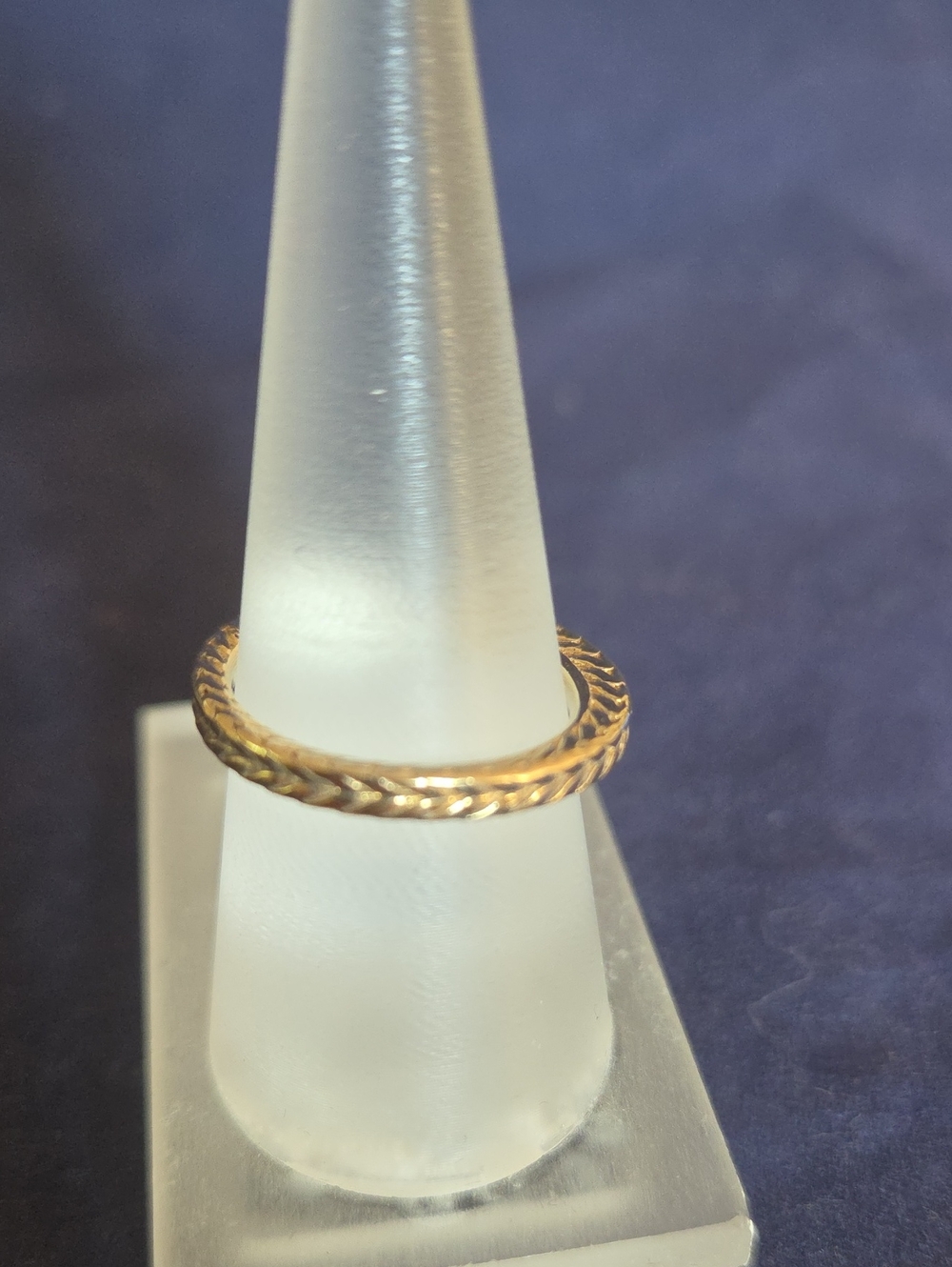 Elegant Braided Silver Ring With Gold Plating Band Ring - Women Jewelry